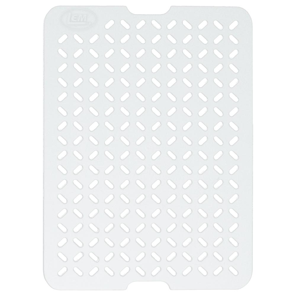 LEM Plastic Drain Tray for Meat Lugs - 17-3/8" x 12-3/4" x 3/4"