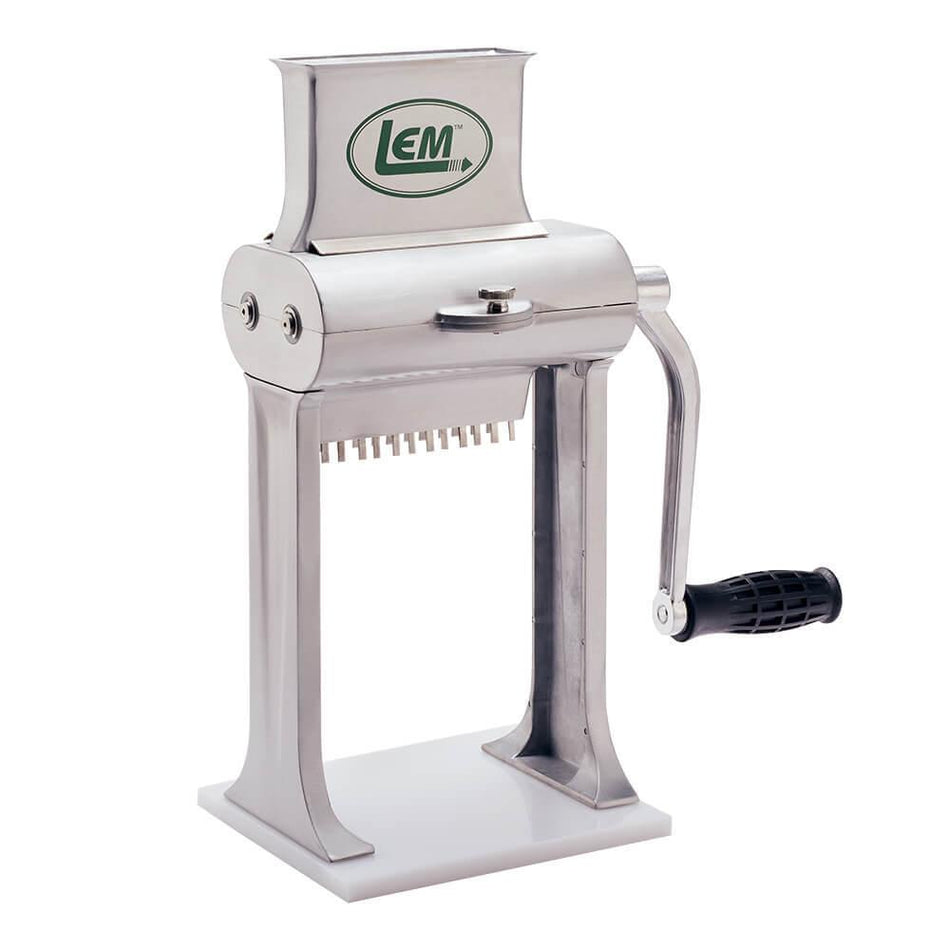 LEM 2-in-1 Jerky Slicer and Tenderizer with 22 Stainless Steel Blades