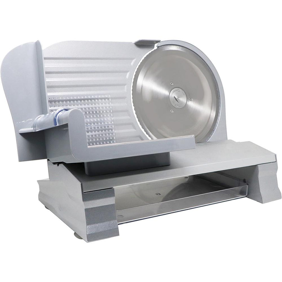 LEM Products 8-1/2" Deli Meat Slicer with Dual Blade and Built-In Tray