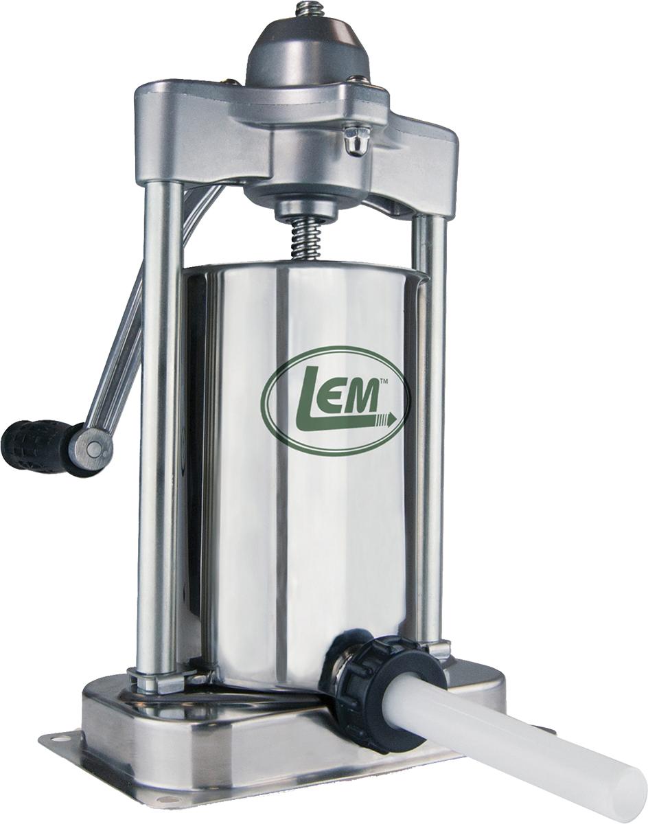 LEM Products Mighty Bite Vertical 5-Pound Sausage Stuffer with Stainless Cylinder