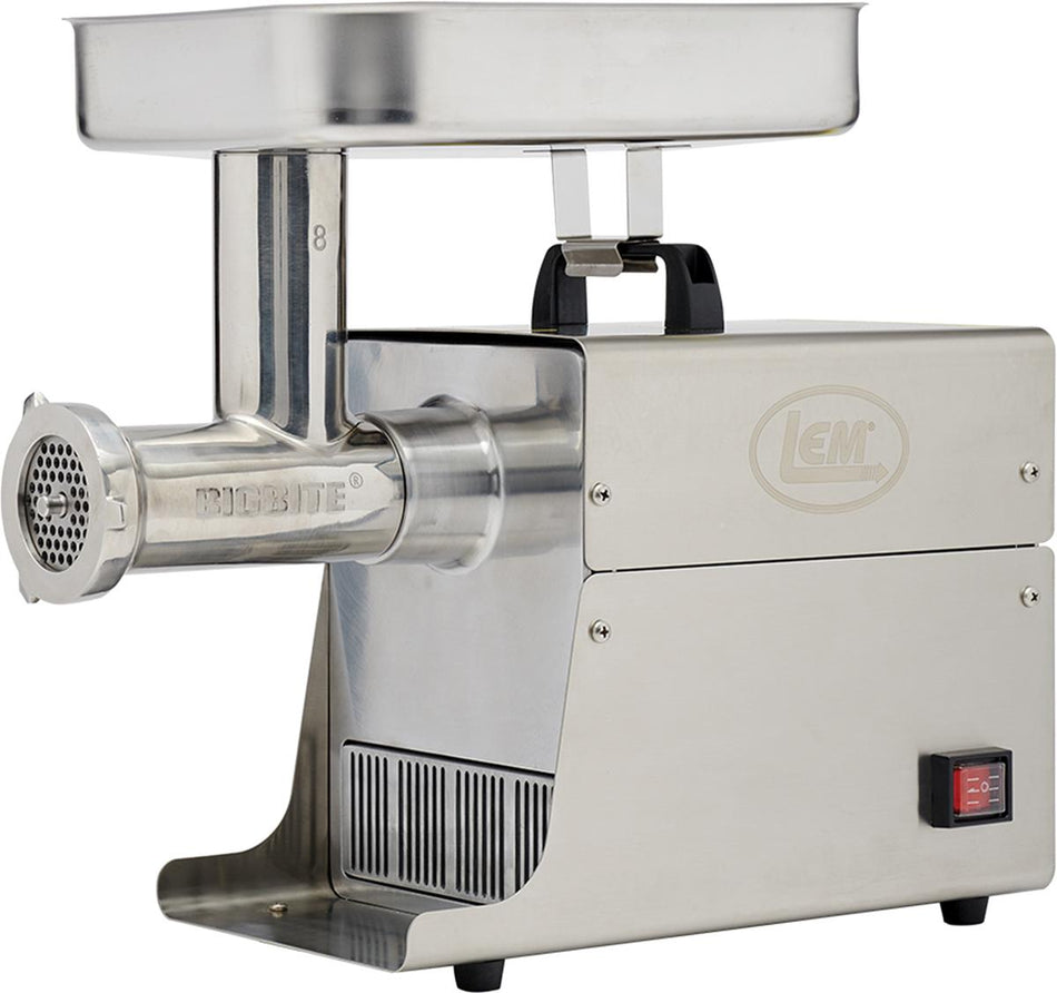 LEM #8 Big Bite 0.5 HP Stainless Steel Electric Grinder