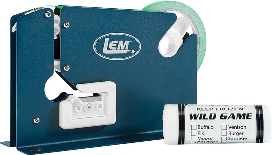 LEM Ground Meat Packaging System with Poly Bag Tape Machine and 50 Game Bags
