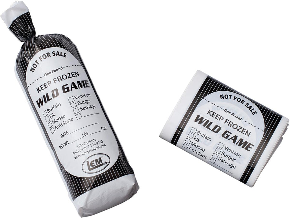 LEM Products Wild Game Poly Bags 2 lb. - 25 Count