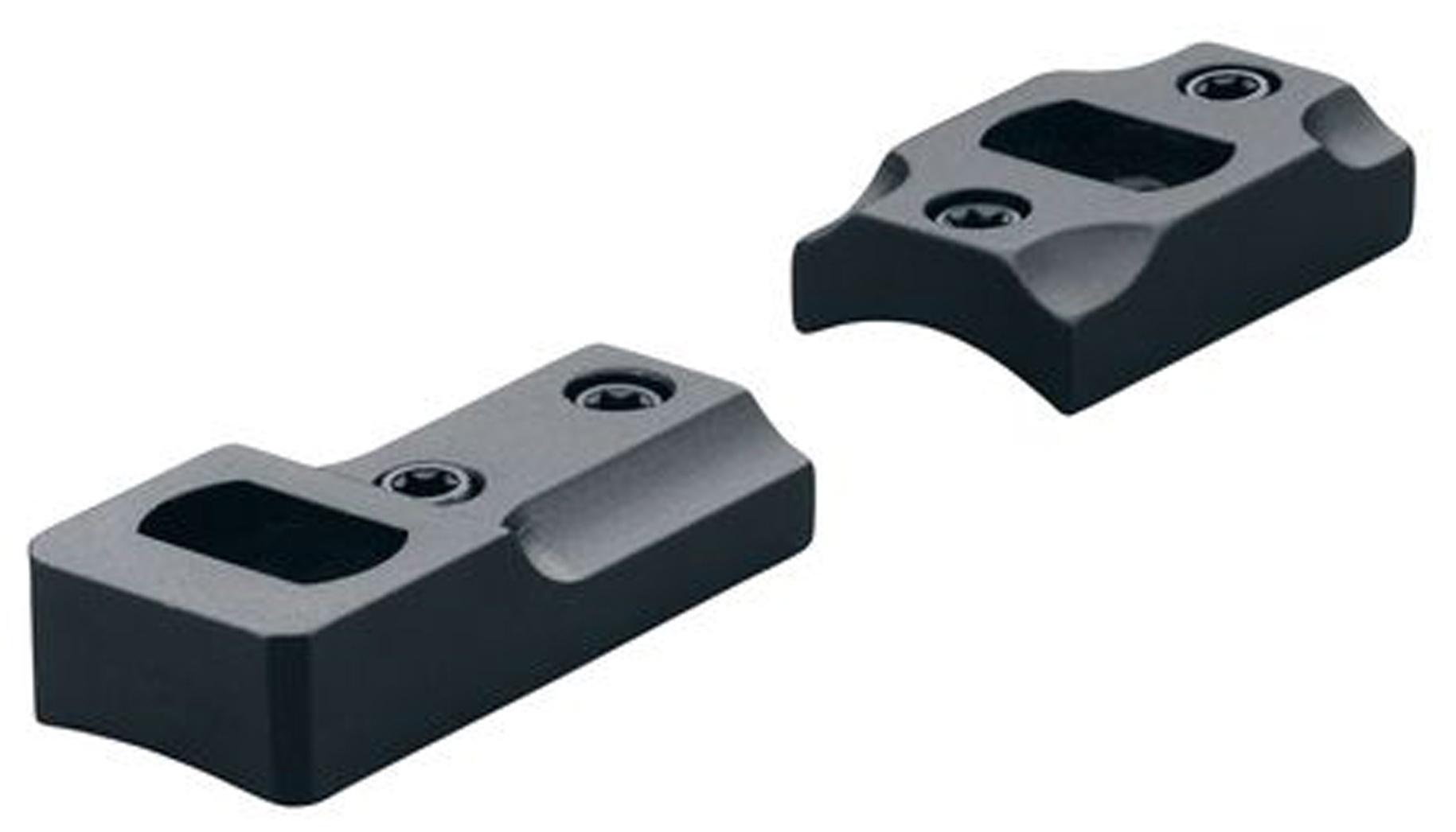 Leupold Twist & Lock 2-Piece Dual Dovetail Scope Base - Savage 110 Round Receiver Black