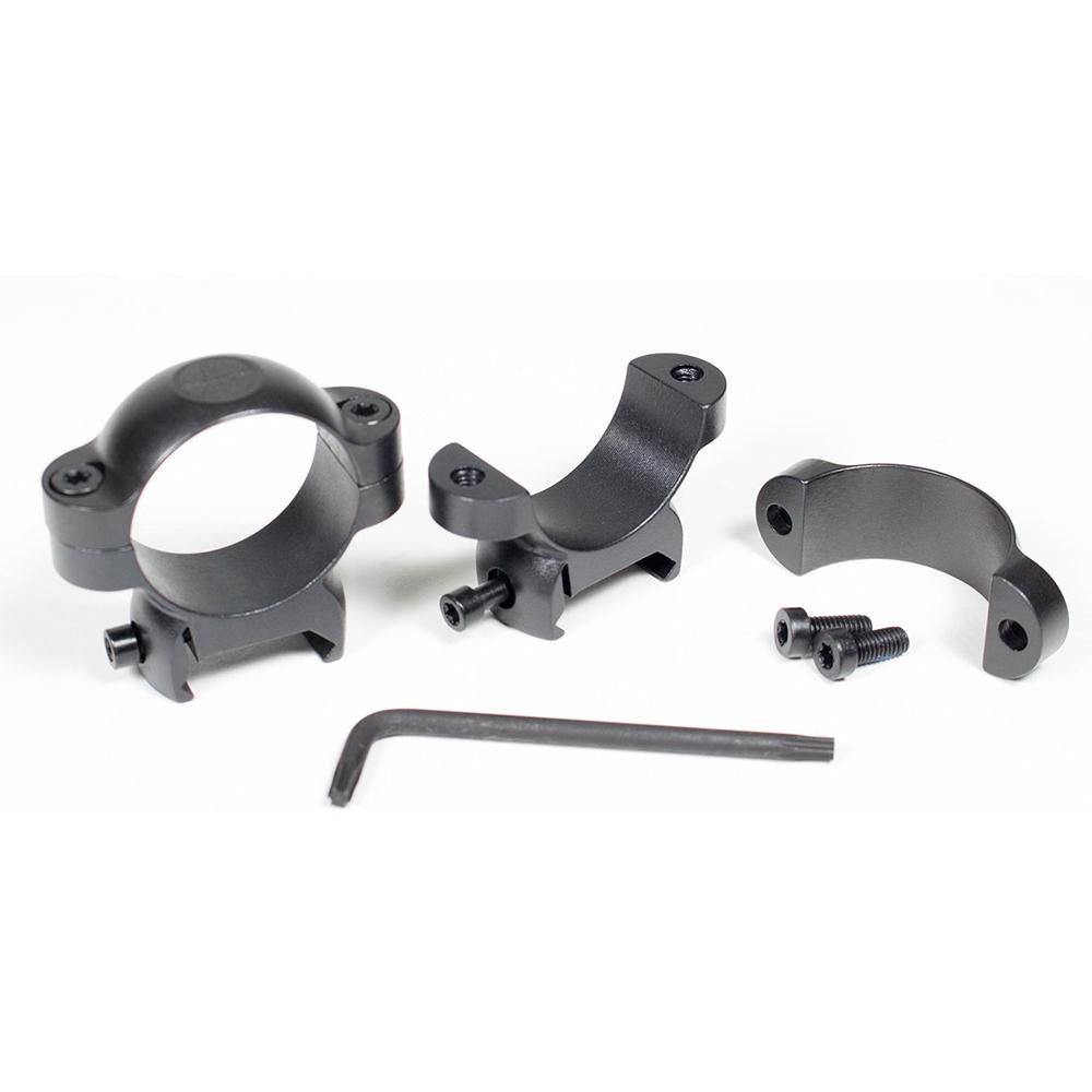 Leupold LRW 2-Piece 1" High Matte Cross-Slot Steel Scope Rings