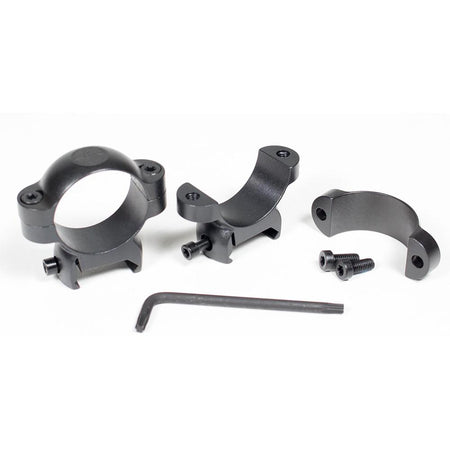Leupold LRW 2-Piece 1" High Matte Cross-Slot Steel Scope Rings