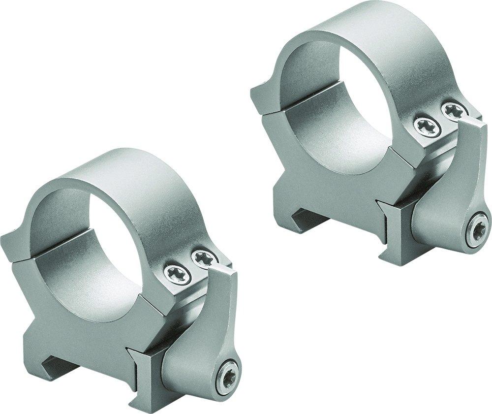 Leupold 2-Piece QRW2 Weaver-Style Optic Rings 1" Medium - Silver