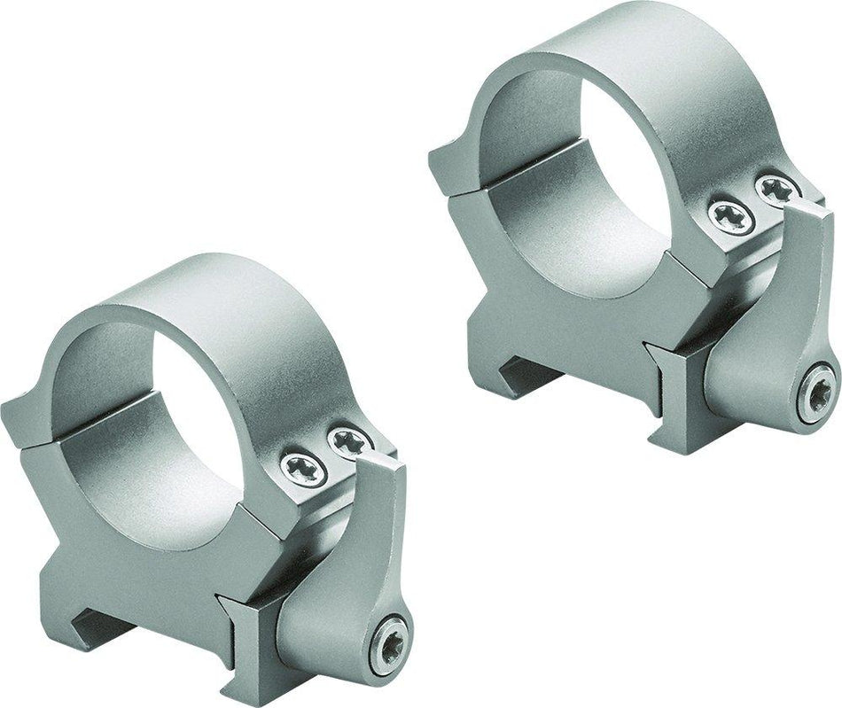 Leupold 2-Piece QRW2 Weaver-Style Optic Rings 1" Medium - Silver