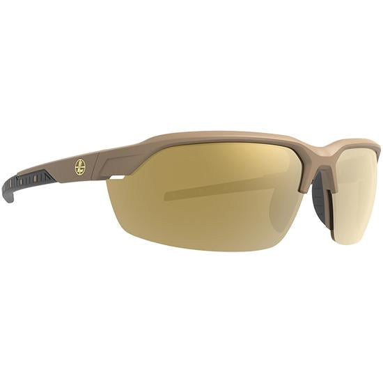 Leupold Tracer Shadow Tan Shooting Glasses with 3 Interchangeable Lenses