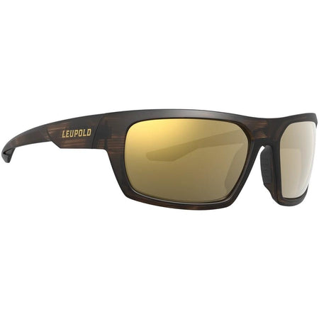 Leupold Packout Ballistic Shooting Glasses Tortoise Frame Bronze Mirror Lens