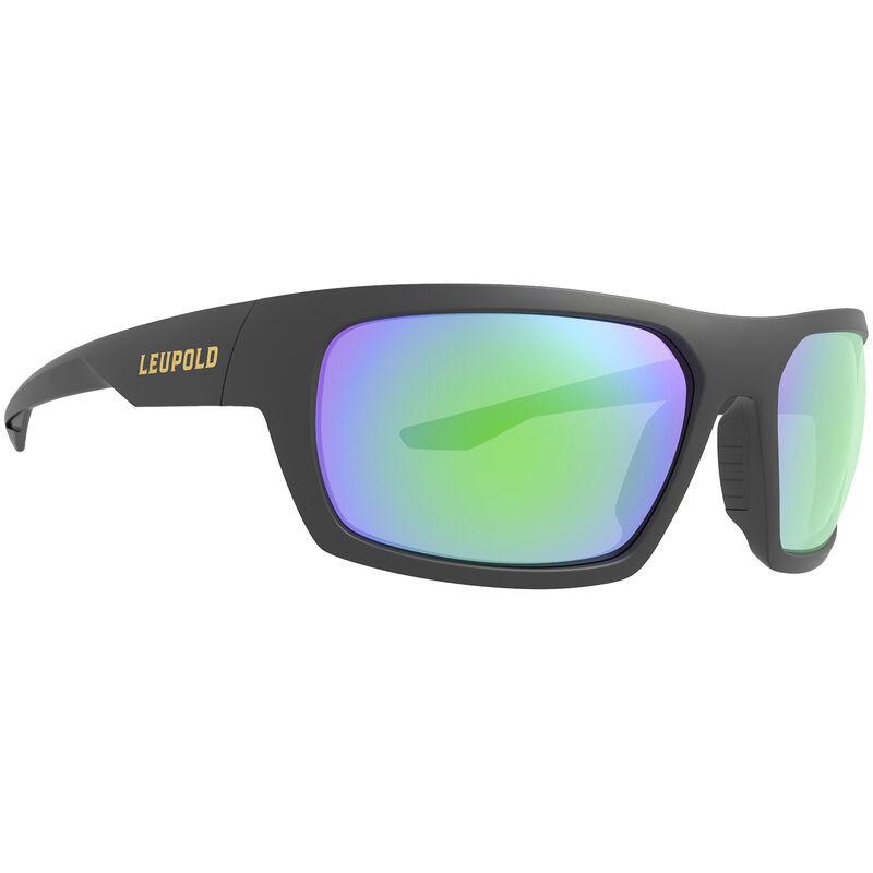 Leupold Packout Performance Eyewear Matte Black Frame with Emerald Mirror