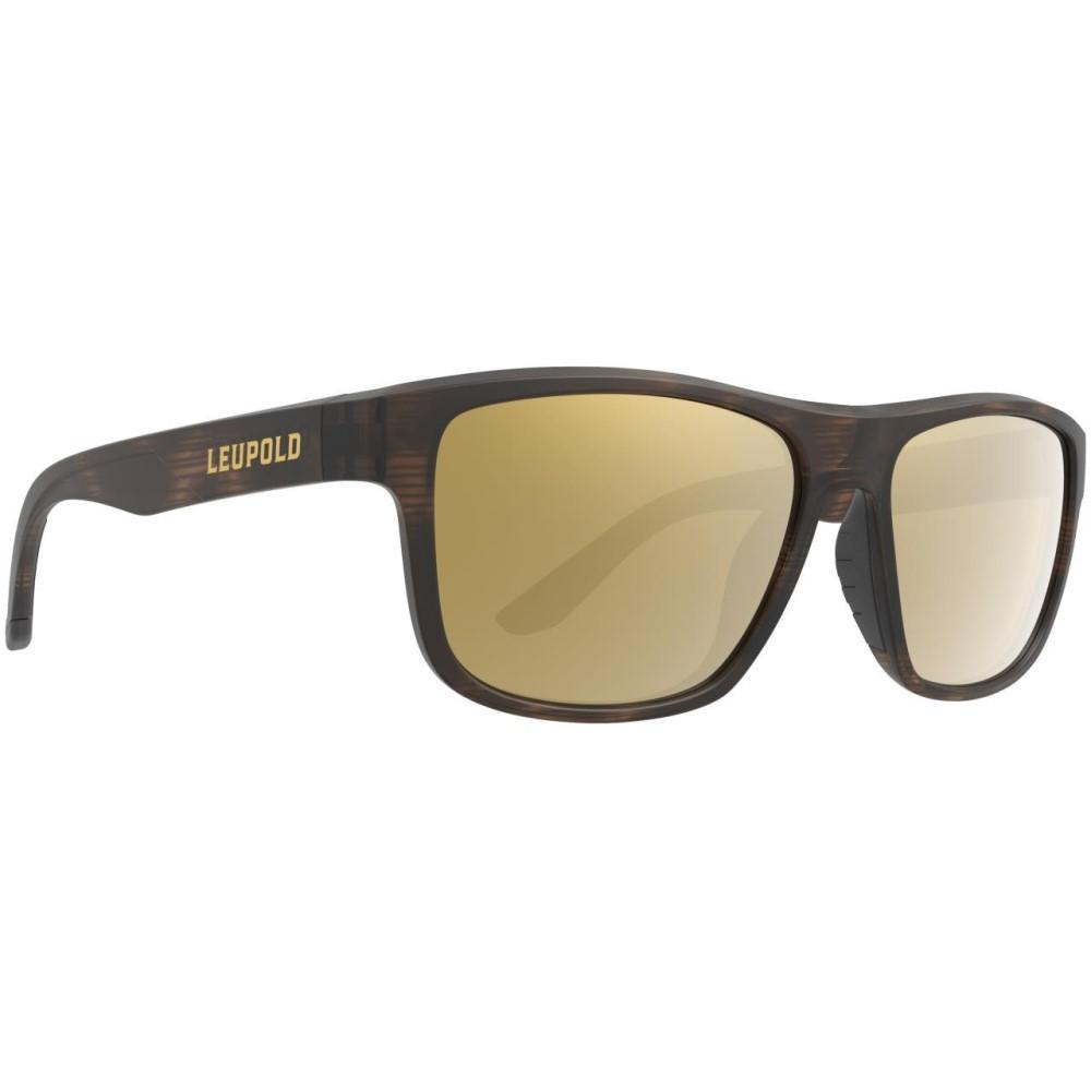 Leupold Katmai Polarized Shooting Glasses Matte Tortoise Bronze Mirror Lenses