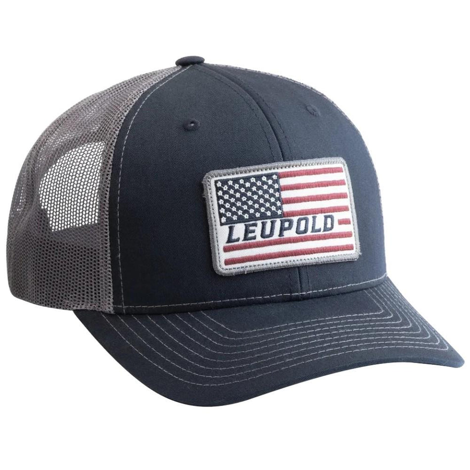 Leupold Flag Trucker Cap Navy/Gray Adjustable