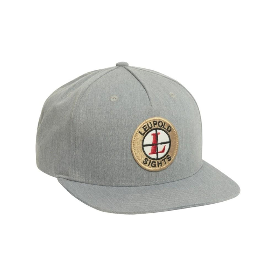 Leupold Vintage Sights Retro Snapback Cap Heather Grey