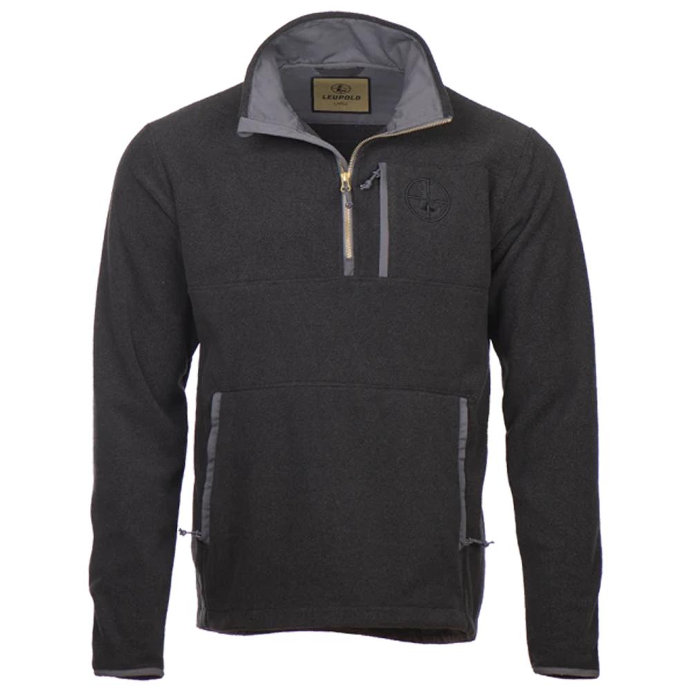 Leupold Make Ready Quarter-Zip Sweater Fleece Jacket Iron Gray L