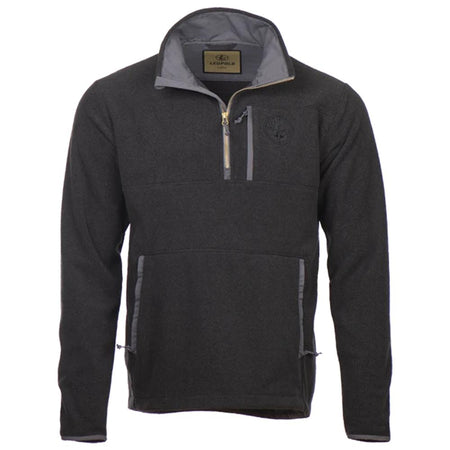Leupold Make Ready Quarter-Zip Sweater Fleece Jacket Iron Gray L