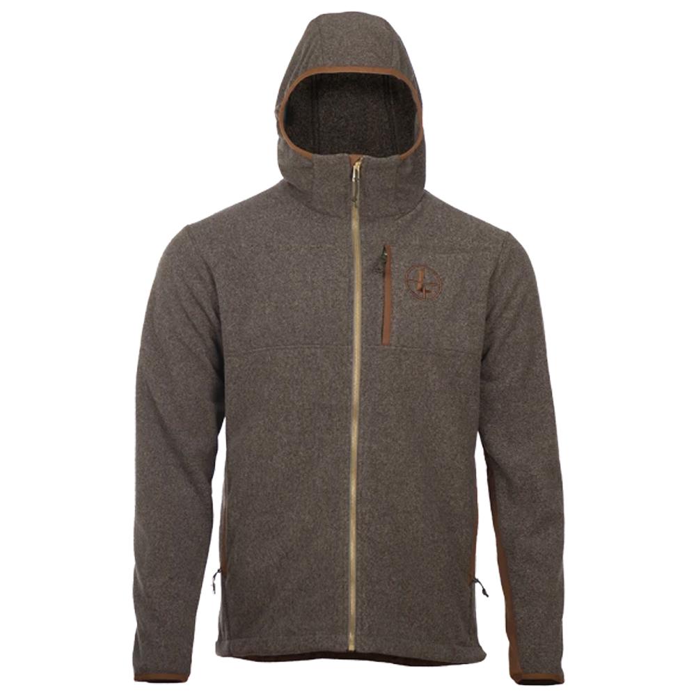 Make Ready Ash Green Full Zip Hooded Fleece Large