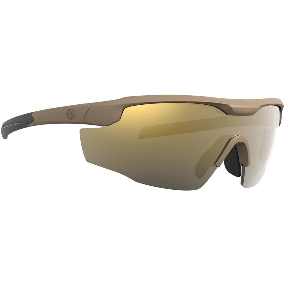 Leupold Sentinel Tactical Sunglasses Matte Tan Bronze Mirror Lens