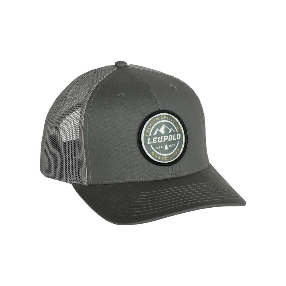 Leupold Grey Cascade Adjustable Trucker Cap