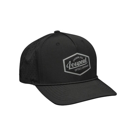 Leupold Optics Co. Black Performance Snapback Hat Moisture-Wicking