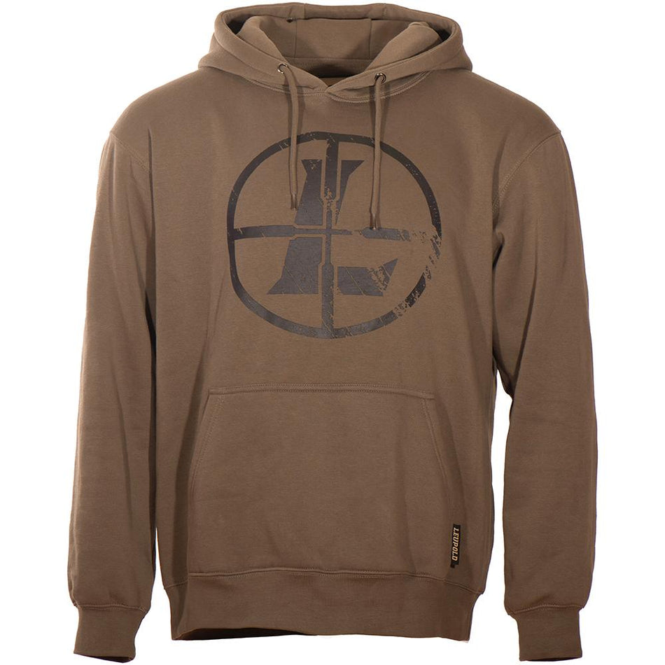 Leupold Distressed Reticle Midweight Sweatshirt Otter Small