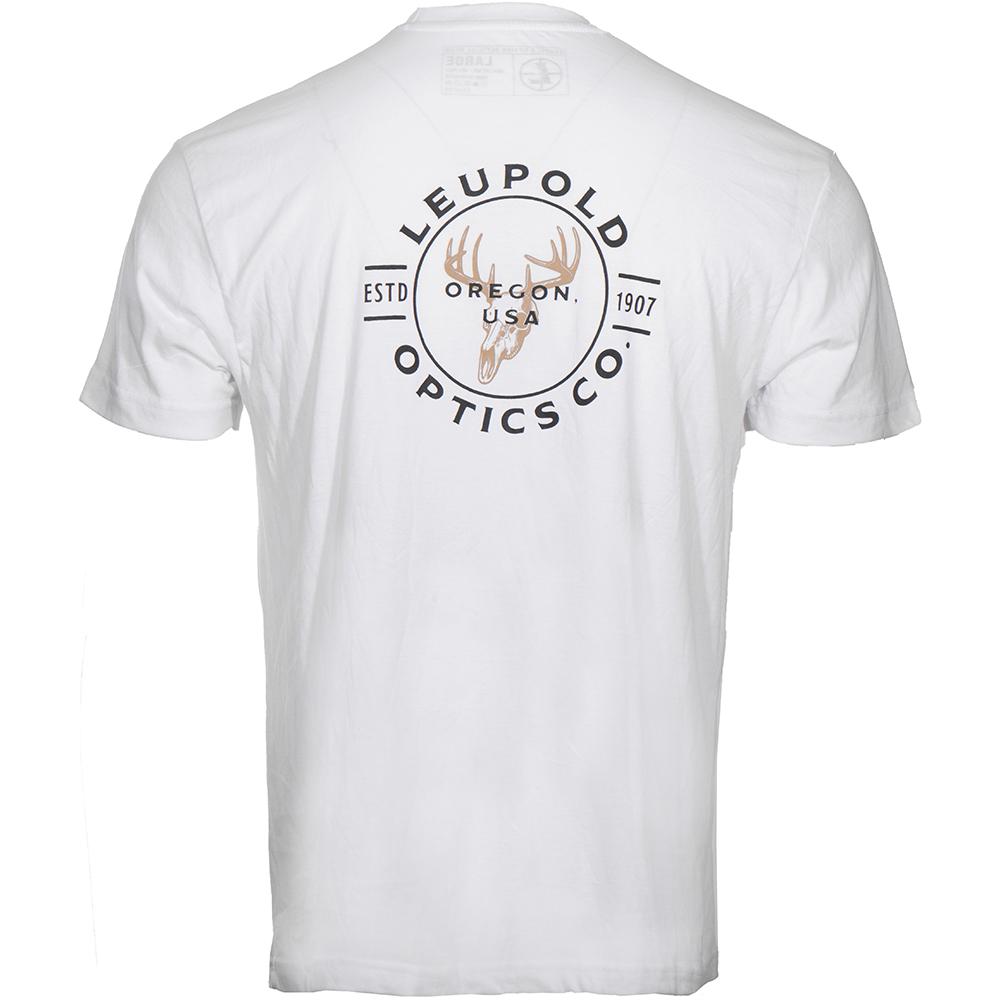 Leupold Buck Country Cotton Blend Short Sleeve Shirt White 2XL
