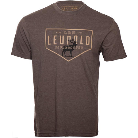 Leupold Bull Elk Tee Short Sleeve Shirt XL Espresso