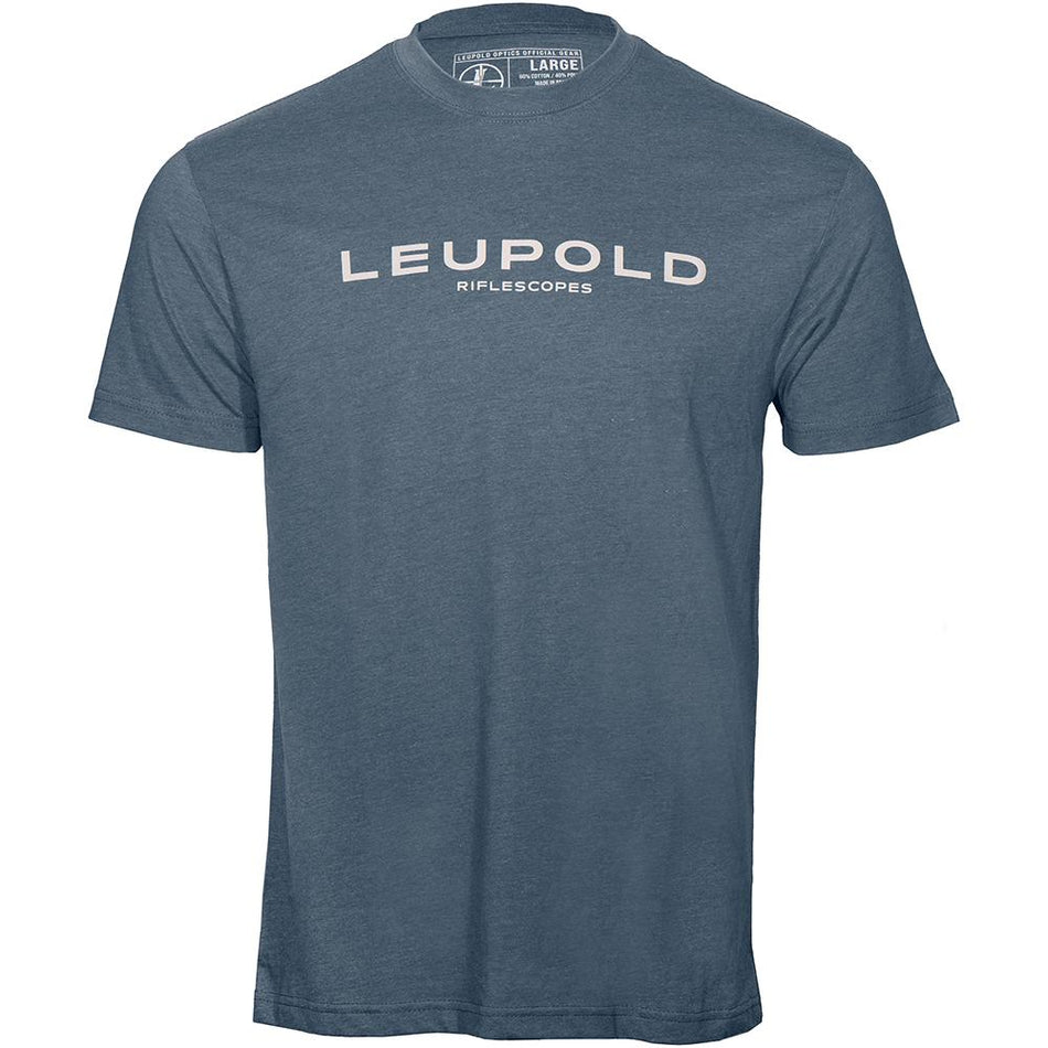 Leupold Riflescopes Men's Short Sleeve Shirt Indigo Size M