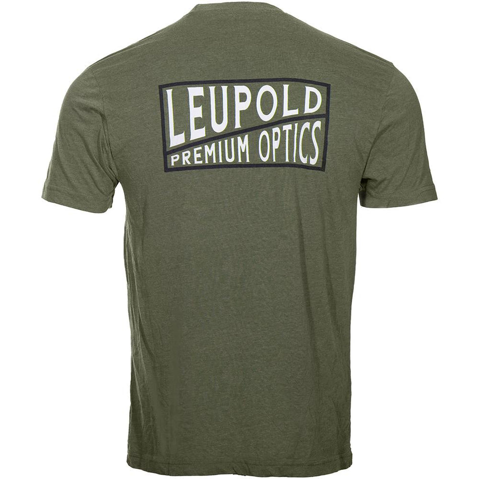 Leupold Premium Optics Cotton Poly Blend Short Sleeve T-Shirt Light Olive 2XL
