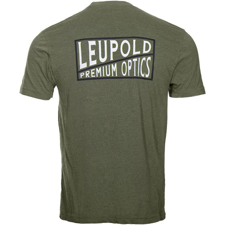 Leupold Premium Optics Cotton Poly Blend Short Sleeve T-Shirt Light Olive L
