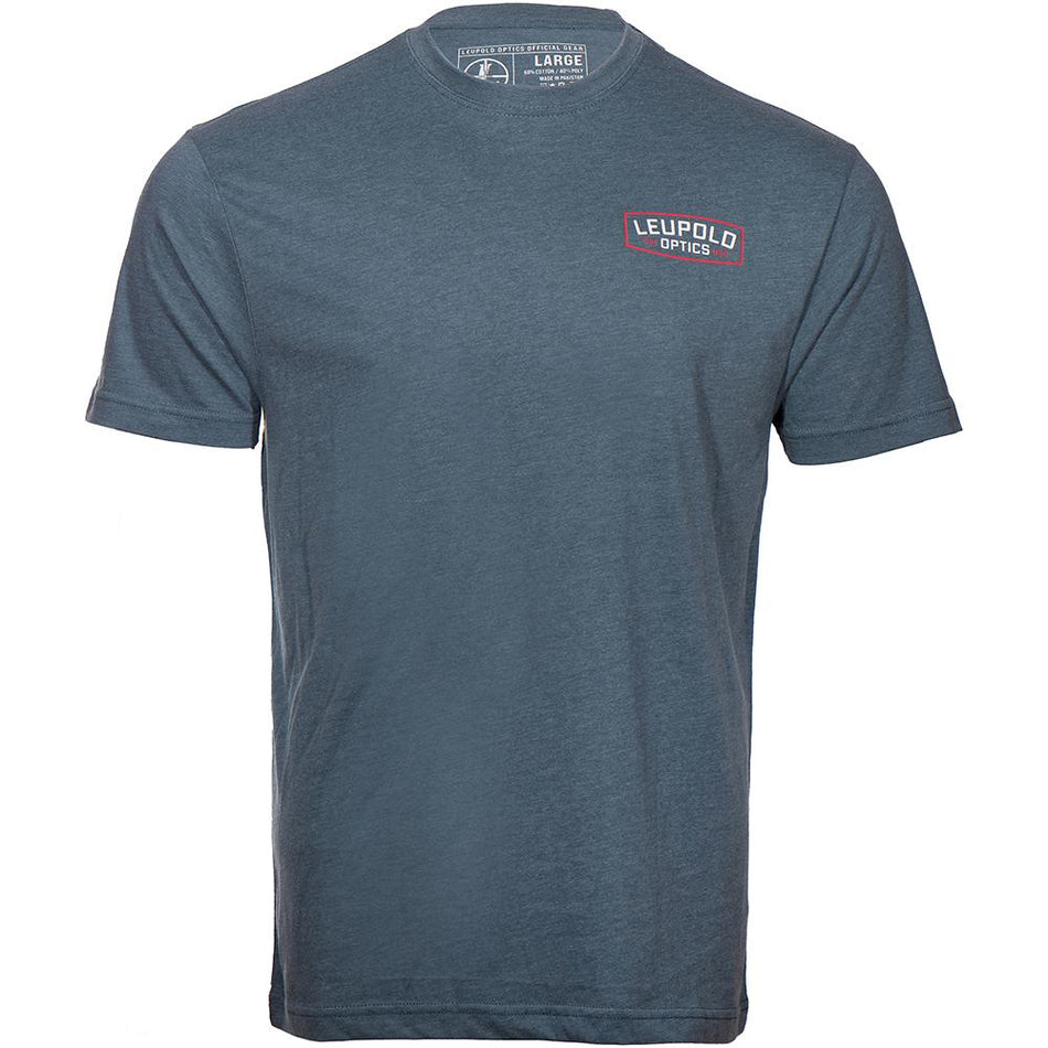 Leupold Badge Men's Short Sleeve Shirt Indigo M