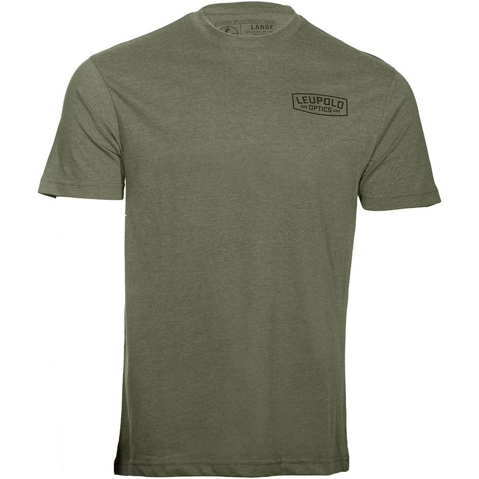 Leupold Badge Short Sleeve Tee Light Olive – Size Medium