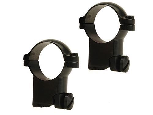 Leupold Ruger M77 Solid Steel 2-Piece Scope Ring Mounts 1 Inch Super High Matte Black