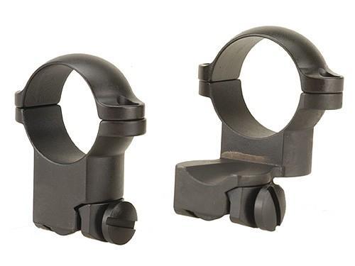 Leupold Ruger No. 1 & 77/22 2-Piece Extension Ring Mounts 1" High Matte Black