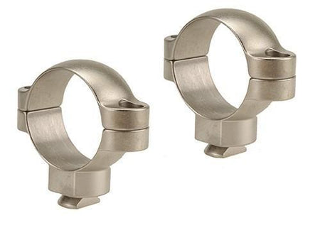 Leupold Dual Dovetail 2-Piece 30mm High Silver Scope Ring Set