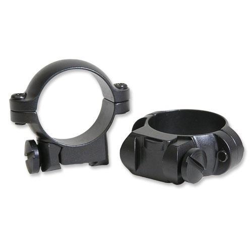 Leupold Ruger No. 1 & 77/22 Solid Steel Scope Ring Mounts 1 Inch Low Matte Black