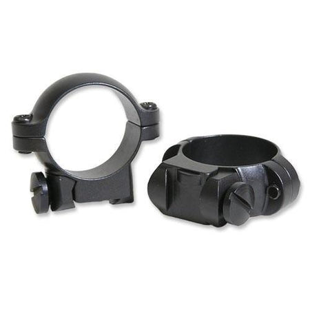 Leupold Ruger No. 1 & 77/22 Solid Steel Scope Ring Mounts 1 Inch Low Matte Black