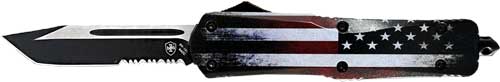 Templar Large OTF Full US Design 3.5" Serrated Black Tanto Knife