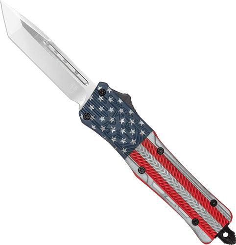 CobraTec CTK1 Large OTF Knife American Flag CRKTE 3" Tanto