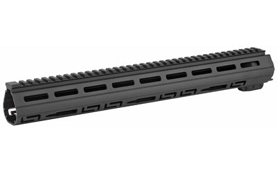Luth-AR 15" Free Float M-LOK Palm Handguard, Aluminum, Black, Barrel Nut Included, Fits AR-15 HG-V-15M