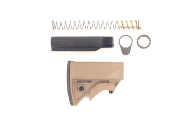 LWRC AR-15 UCIW Shortened Stock Assembly, Buffer Tube and Spring, FDE 200-0092A02