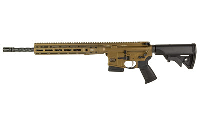 LWRC DI 5.56 NATO 16" CA Compliant Rifle, M-LOK Burnt Bronze