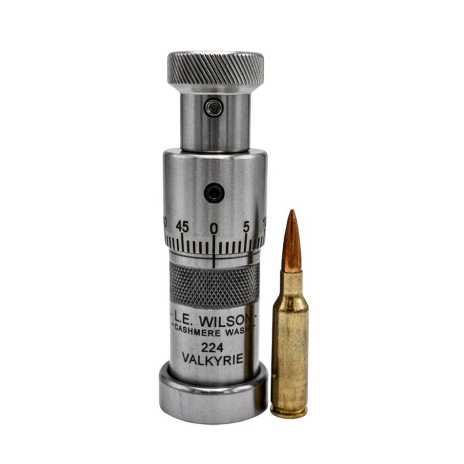 L.E. Wilson 6.5 PRC Stainless VLD Bullet Seater with Micrometer Adjustment