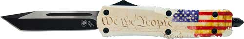 Templar Large OTF We The People Design 3.5" Black Tanto Knife