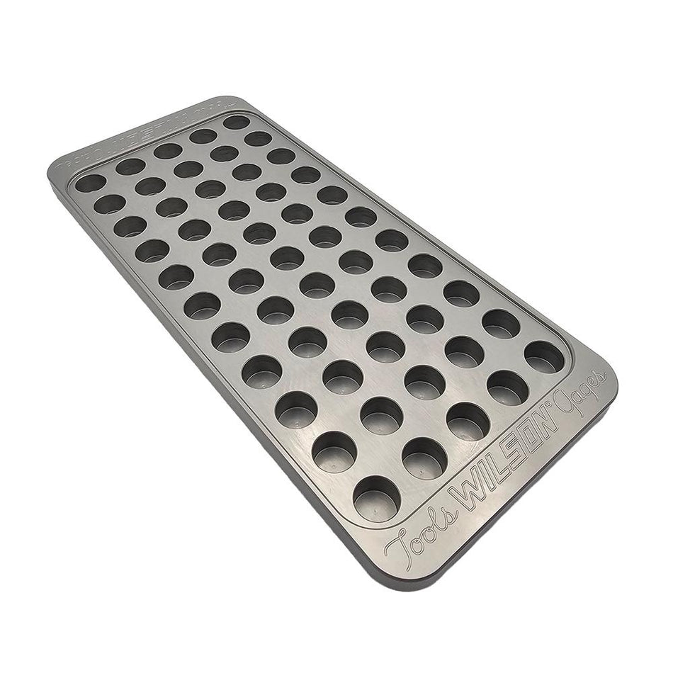 L.E. Wilson 55-Hole Billet Aluminum Reloading Tray .473" Case Head