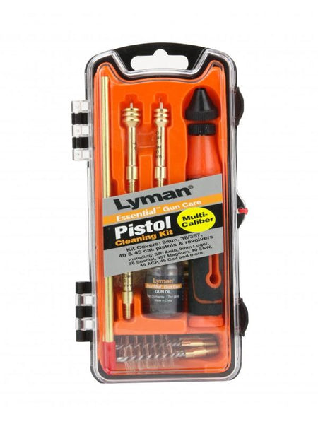 Lyman Essential Pistol Cleaning Kit 9mm .40 S&W and .45 ACP