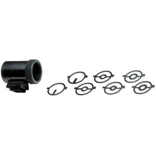 Lyman 20 MJT 7/8" Globe Front Sight Steel Dovetail Mount .700" Height Seven Apertures Included
