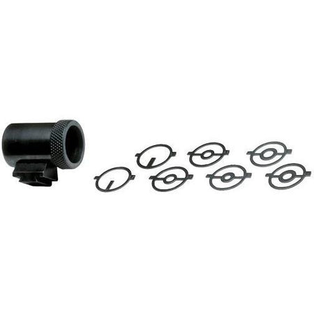 Lyman 20 MJT 7/8" Globe Front Sight Steel Dovetail Mount .700" Height Seven Apertures Included