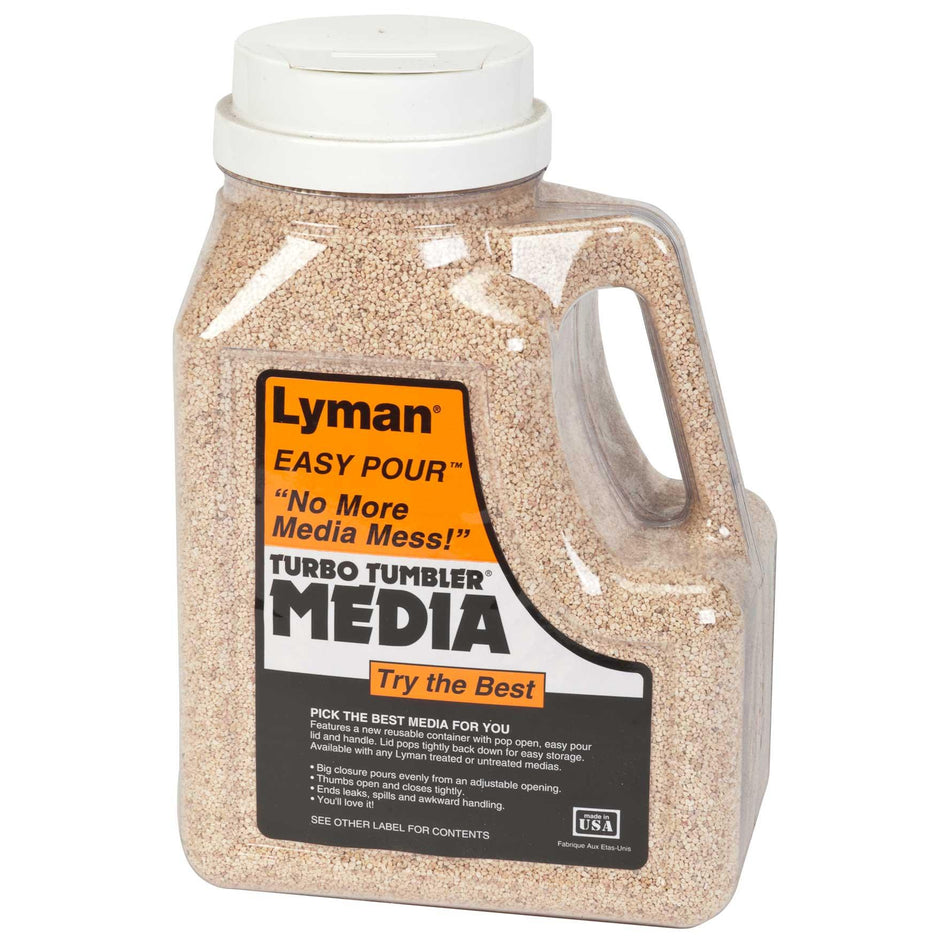 Lyman Turbo Corncob Case Cleaning Media Easy Pour Container