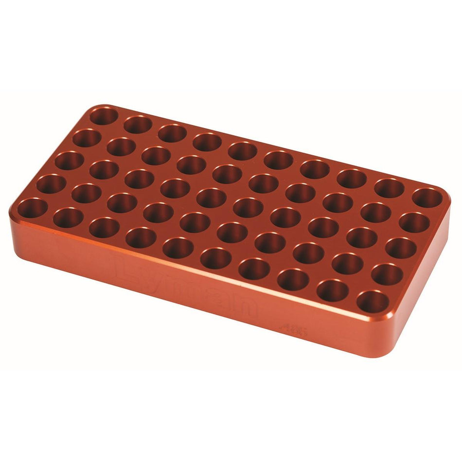 Lyman Deluxe Anodized Aluminum Reloading Loading Block .485" Hole Size